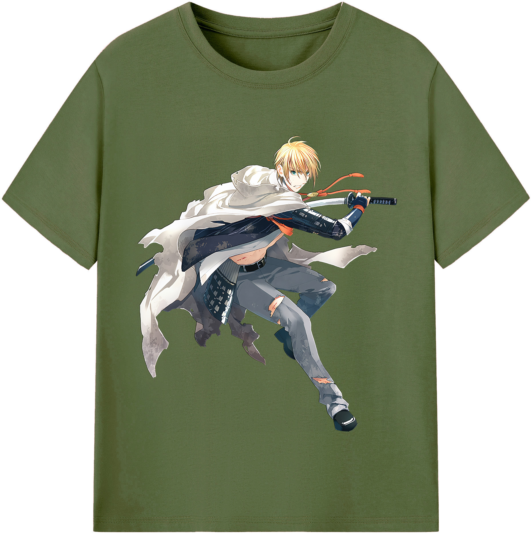 （画像用） 刀剣乱舞 Touken Ranbu 綿100％半袖Tシャツ（フロントプリント）
